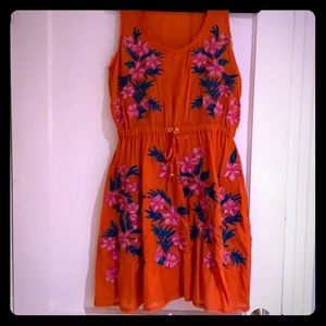Bright Coral Sundress Juicy Couture Dress